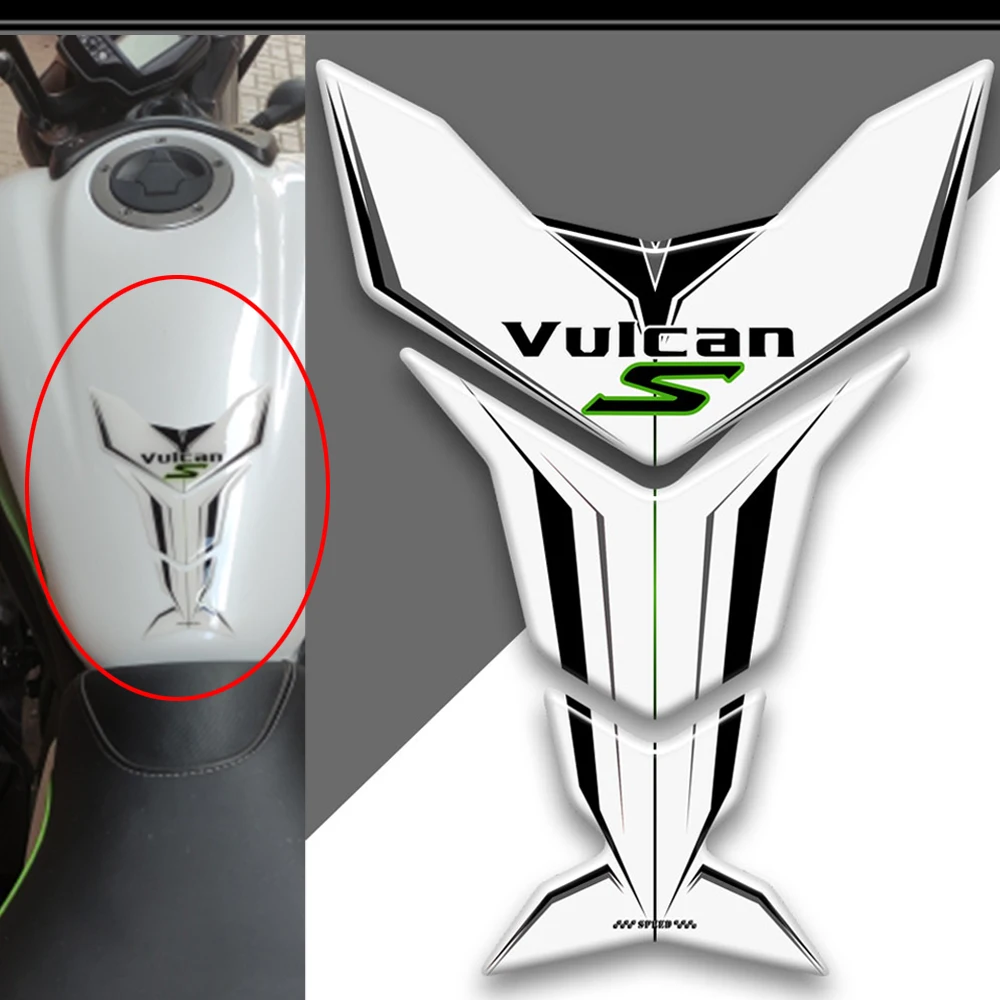 

VULCANS Tank Pad Stickers Decals Motorcycle Gas Fuel Tankpad Protector For Kawasaki VULCAN-S VULCAN S 650 VN650