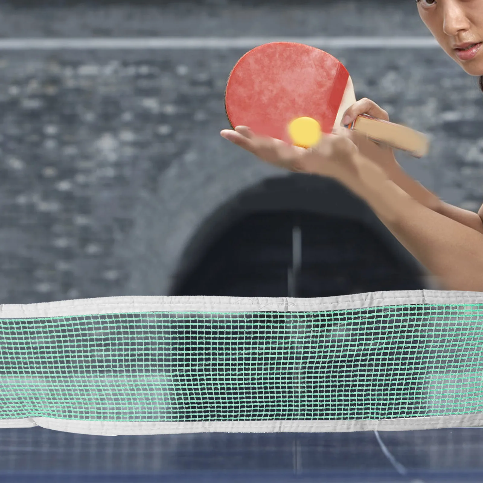 

1PC Table Tennis Net Foldable Portable Lightweight Compact Size Sports Ball Nets Pong Net Outdoor Indoor