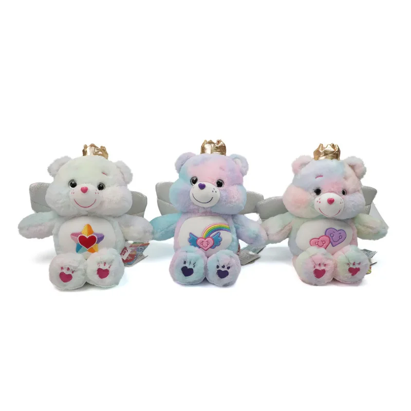 

Новые оригинальные Carebears, классический стиль, ангел, окрашенный в галстук, милая кукла, украшение для комнаты, плюшевые игрушки