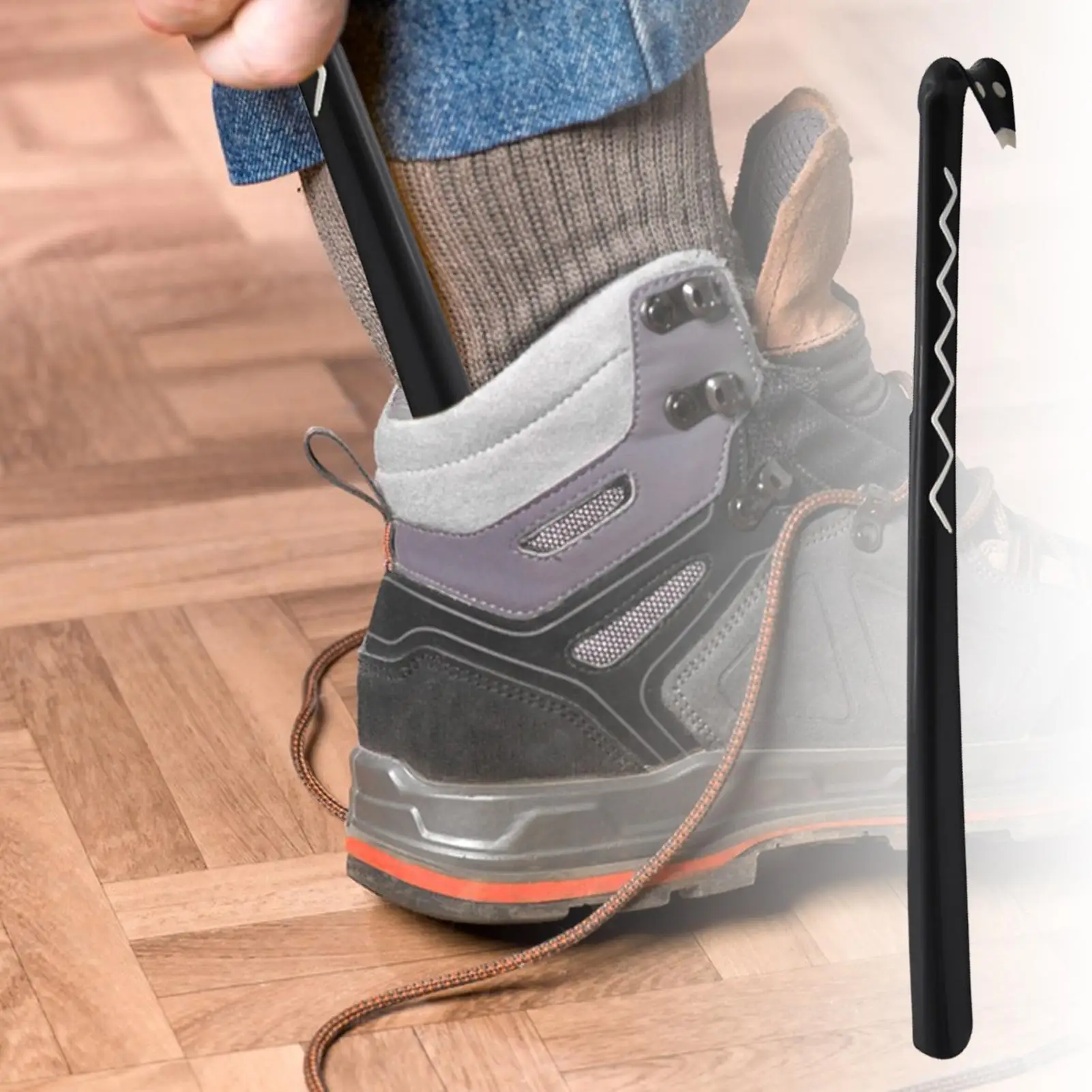 Long handled Shoe horns Easy To Use Shoehorn pregnant woman elderly Shoe spoon household Lazy people Shoe spatula