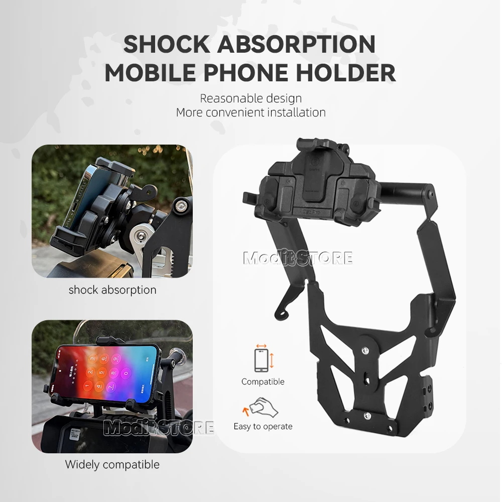 Tracer 9GT+ 9GT Plus Navigation GPS Phone Holder For YAMAHA Tracer 9 GT Motorcycle Handle Bar Extension Support Bracket