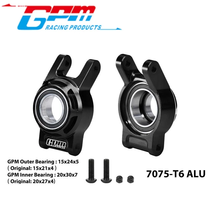 GPM TB8/022 7075 Alloy Rear Hub (Larger Bearings) For YIKONG YK7081 TB8 RC Upgrade