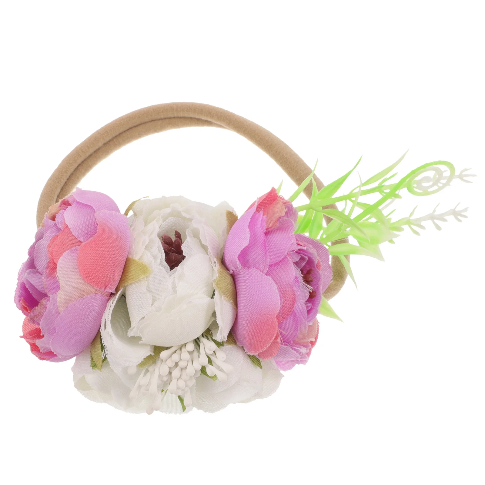 

Flower Headband For Baby Girls Newborn Toddler Elastic Cloth Floral Hair Band Cute Headdress Party Birthday Photo Prop Accessory