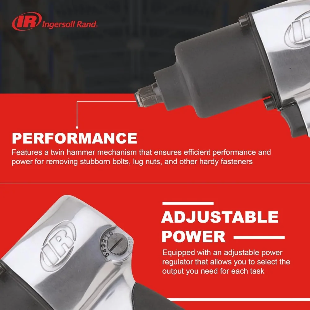 Imagem -03 - Chave de Impacto Aéreo 231c 600 Pés-lbs Torque Máximo Super Duty Punho Pistola