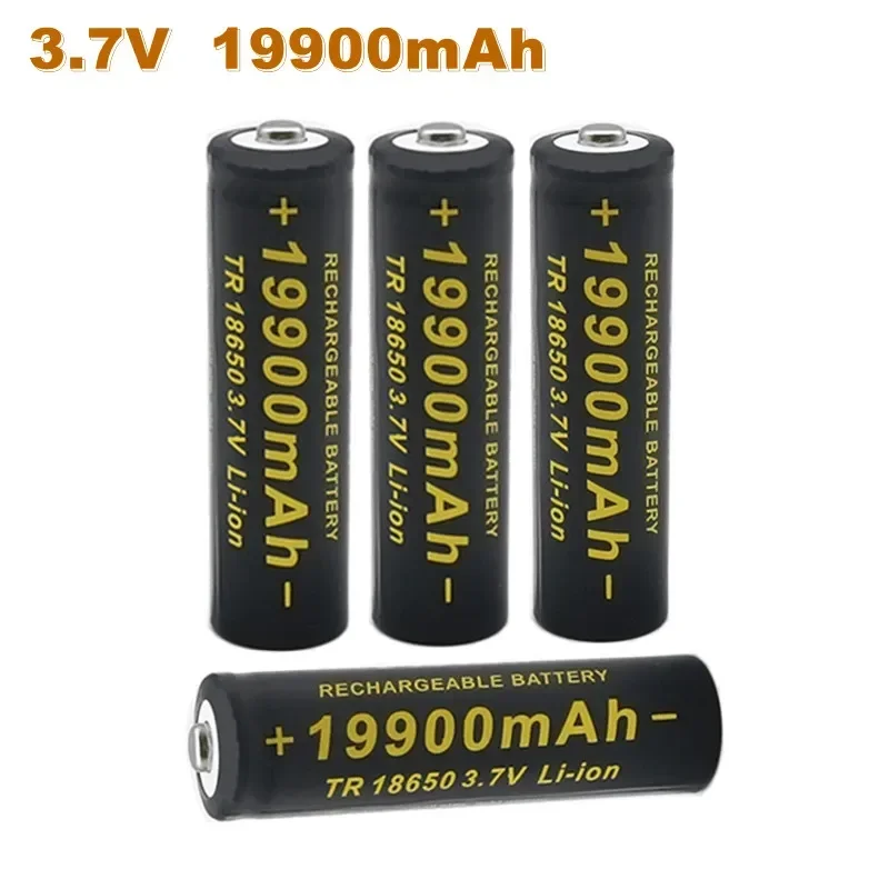 100% New 3.7V 18650 19900mAh high capacity batteries Li-ion lithium battery for flashlight battery