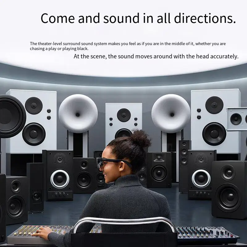 Novos óculos AR inteligentes RayNeo Air 3S Pro, equivalentes a 4 metros 135 polegadas, som surround 3D, 120 Hz