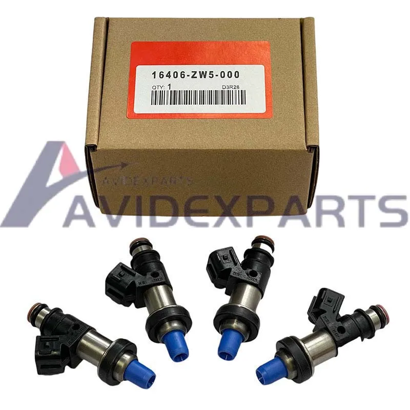 4 pcs 16406-ZW5-000 for Honda outboard MP7770 4-stroke BF115-130HP fuel injector