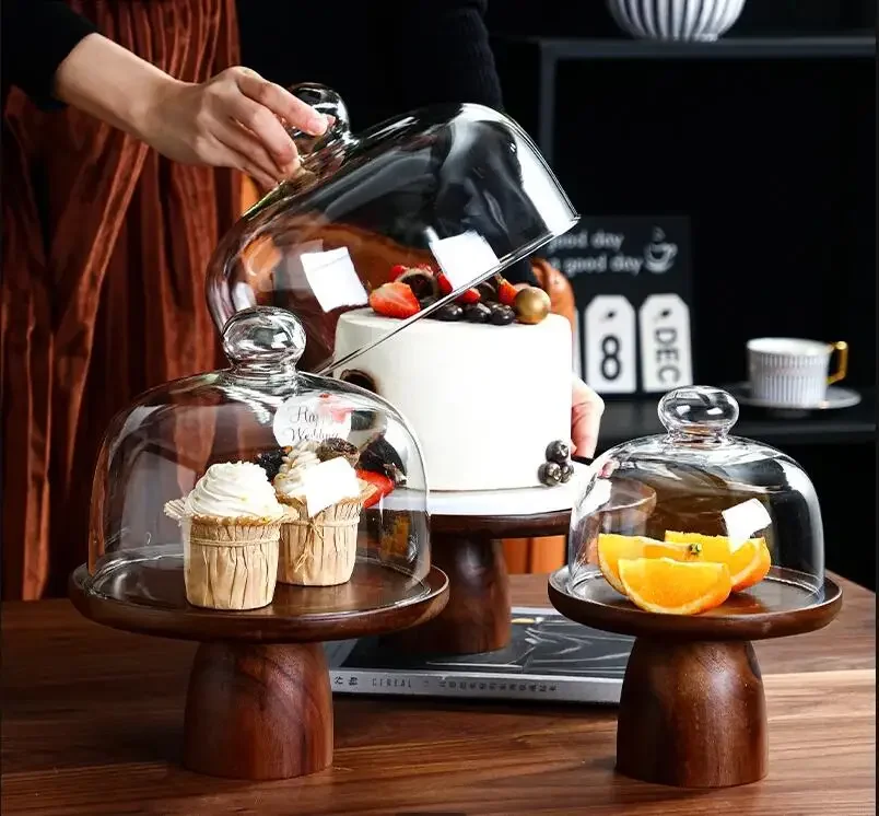 

Fruit Plate High Foot Dessert Cake Living Room Candy Snacks Storage Japanese Home Solid Color Tableware