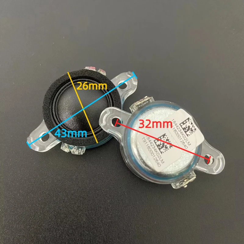 Mini ghxamp para harman kardon para jbl 26mm unidade de tweeter de seda 8ohm 8w 2 peças