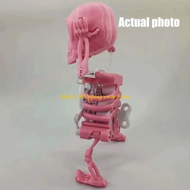 23GD Skeleton Dance Toy Spring Halloween For Stress Relief And Prank Fun