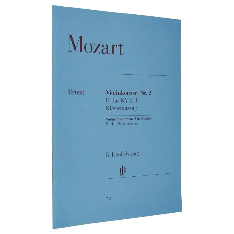 

HN705 Mozart Violin Concerto No 2 D Major K 211 PR Seiffert WolfDieter G Henle Verlag 9790201807058 Book