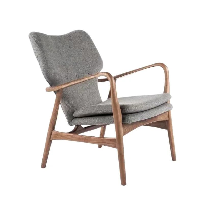 Leisure Chair Armrest Fabric Upholstery Modern Simple Design High Density Sponge Home Furniture Living Furniture