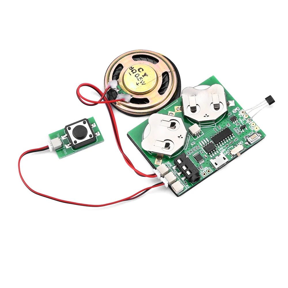Modulo audio fai da te Chip audio registrabile USB 8M 4M altoparlante di memoria scatola per lettore musicale scheda magnetica controllata dalla luce scheda musicale