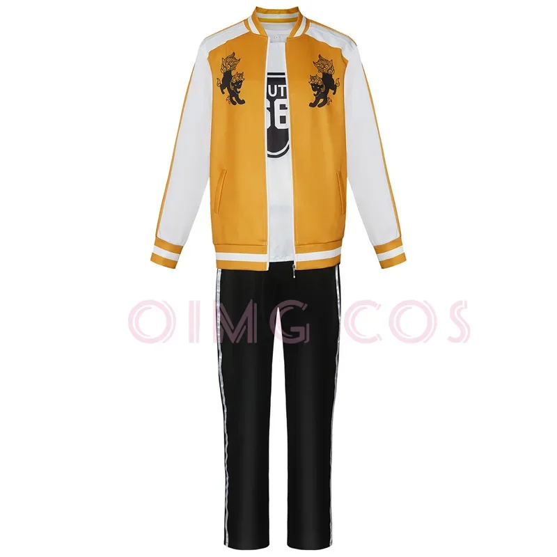 Tomiyama Choji Cosplay Costume WIND BREAKER Uniform Wig Anime Costumes Carnival Halloween Women Game