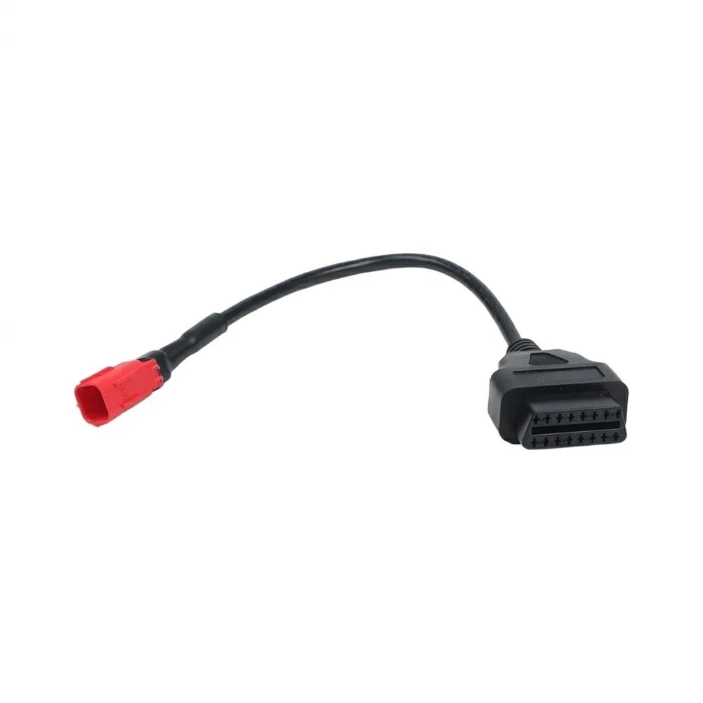 For Motorcycle Diagnostic Cable 6PIN-16PIN Adapter For Garage Diagnostics Plastic Housing Efficient Data Transfer