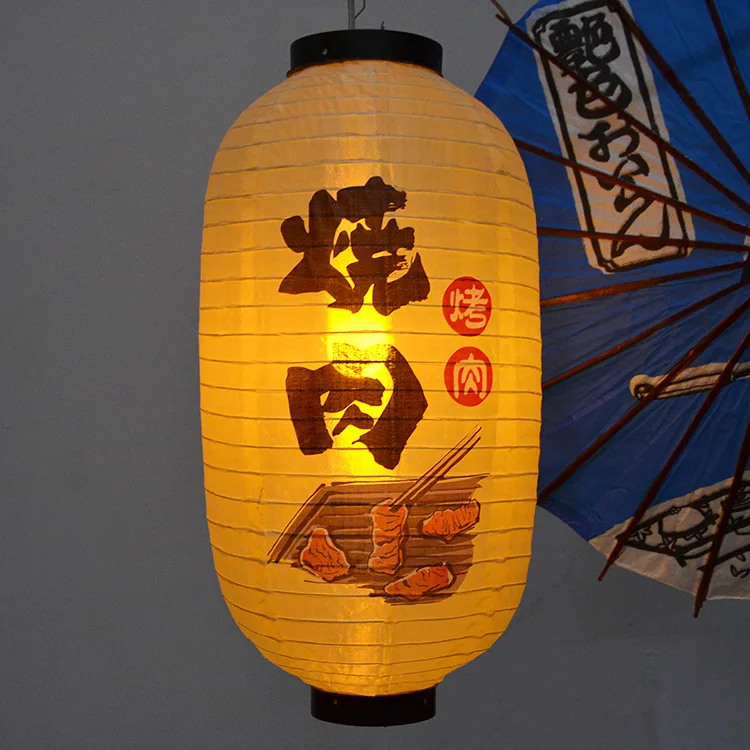 

Silk Traditional Bar Outdoor Indoor Outdoor 5 Japanese Lantern Decoration Japanese Lantern Pcs