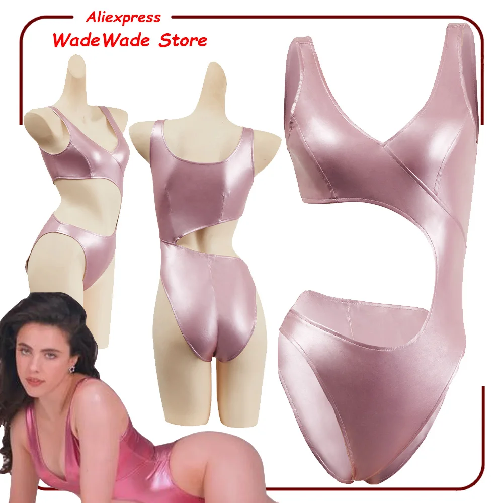 Substance Sue Cospaly Jumpsuit Fitness Wear Costume 2024 Movie Nude Pink Bodysuit Workout Clothing Halloween Women Uniform Suit