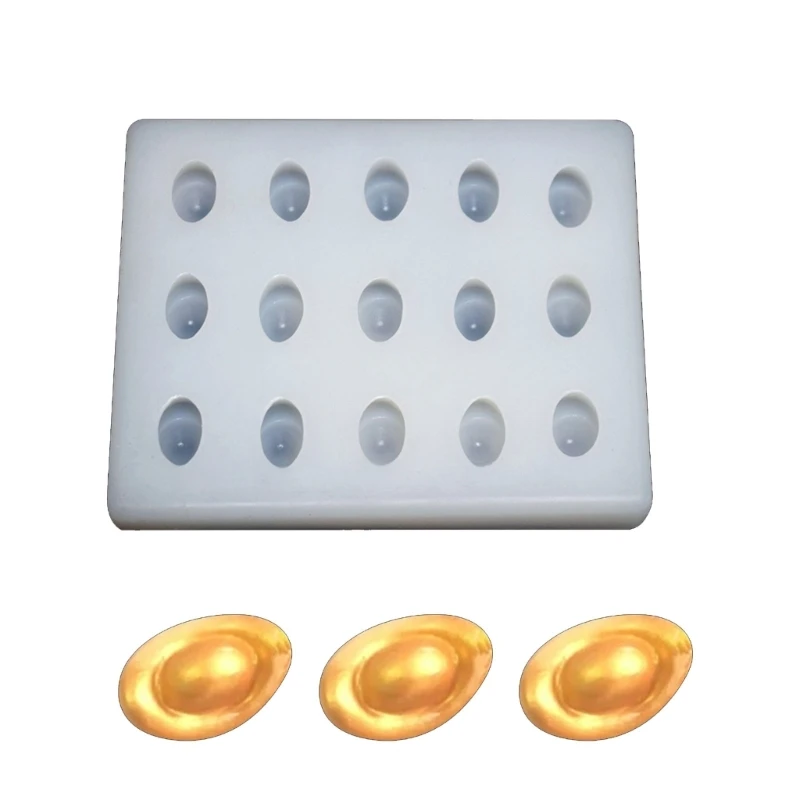 Silicone Chocolate Mold Gold Ingot Moulds Baking Utensils Soap Moulds Silicone Material for DIY Hand-Making