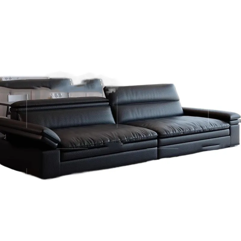 الجلود كسول أريكة في الهواء الطلق الاقسام غرفة نوم صالة كرسي غرفة المعيشة الأرائك الشمال الاسترخاء Sillon كاما مجموعات أثاث الحديقة #6