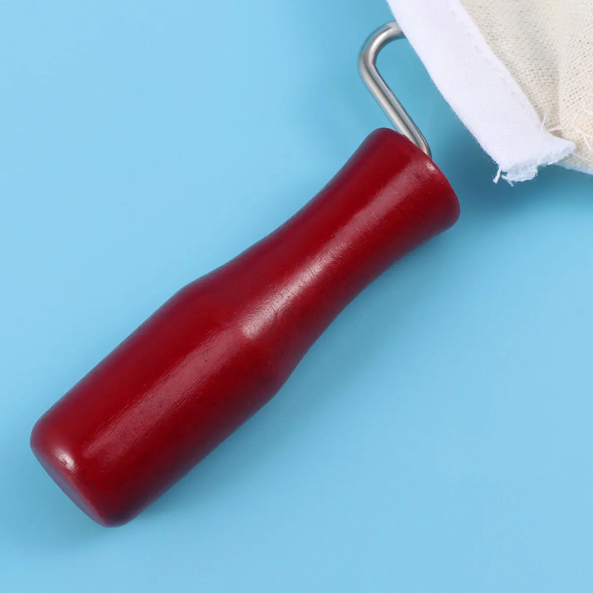 

1pc 100Mm Bags Premium Flannel Cloth Press Filter Bag With Wooden Handle Portable Lightweight Coffee Strainer Bag Filter
