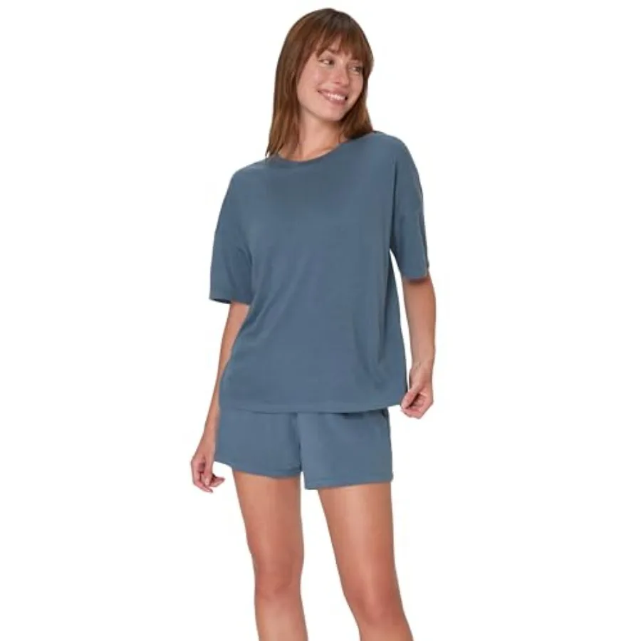 

Women's Pajamas Set, Comfywear Pajamas for Women Set, Originals SupertSoft Loungewear, T-Shirt and Sleep Shorts