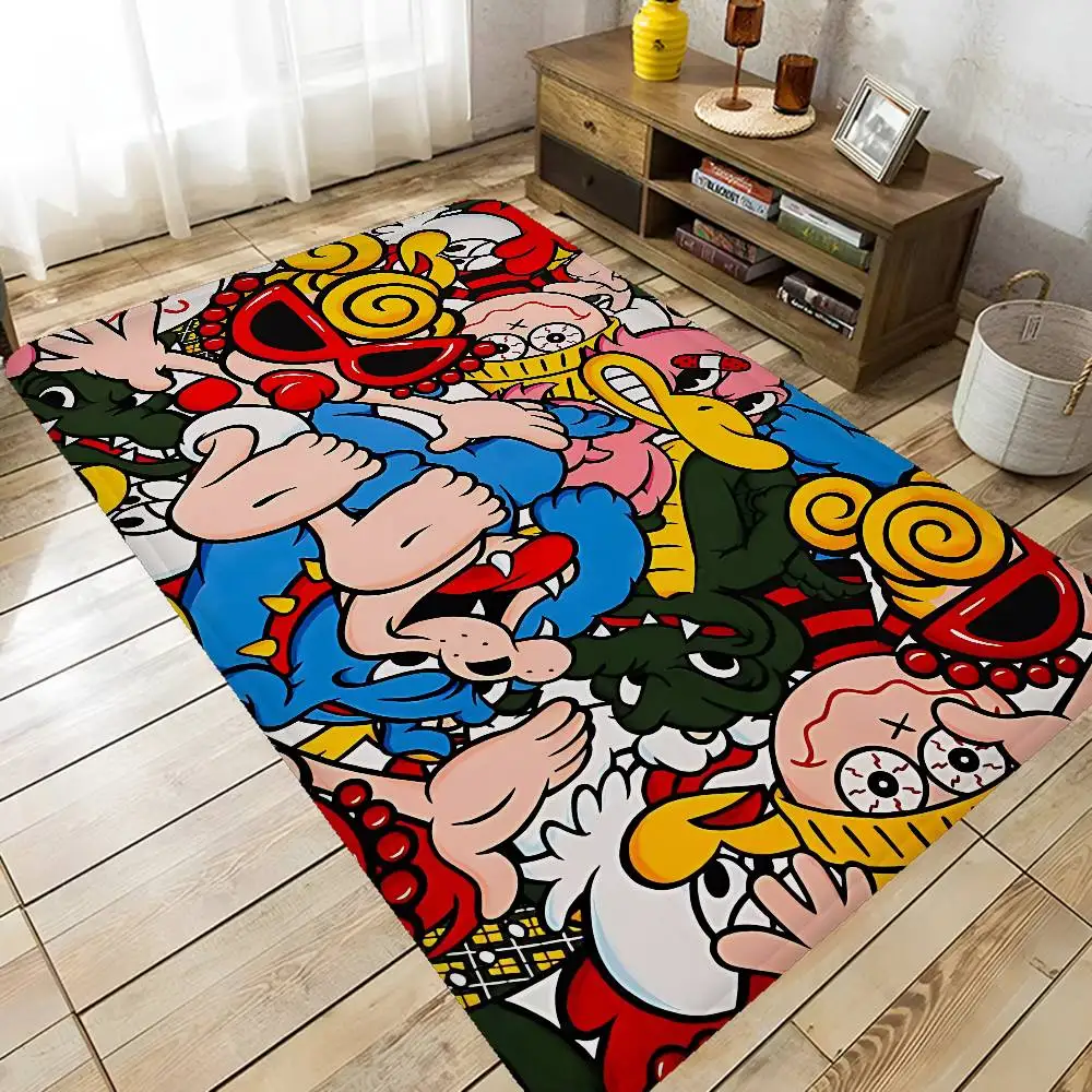 Japan Fashion Hysteric Mini Room Mats Anti-slip Absorb Water Long Strip Cushion Bedroon Mat Household Carpets