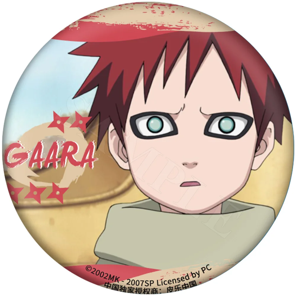 Naruto Sasuke Jiraiya Obito Childhood Nohara Rin Hashirama Gaara Orochimaru Shisui China Officiële Autorisatie Kospay Badge