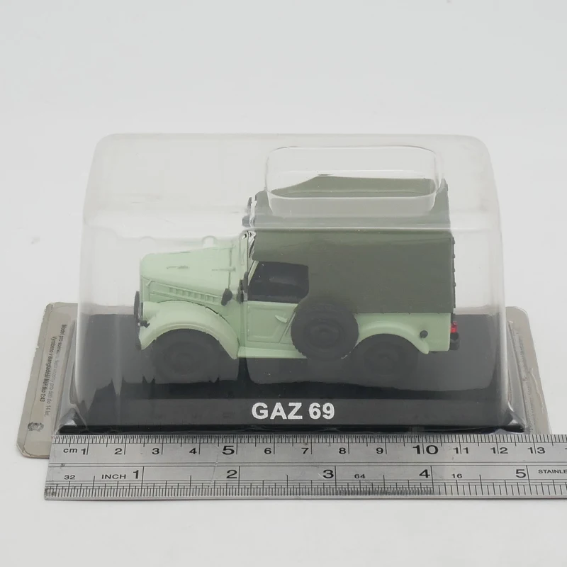 

Литая под давлением модель автомобиля из сплава Исто ГАЗ 69А в масштабе 1:43, Коллекционная модель автомобиля