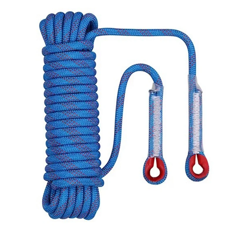 12Mm Safety-Life Rope Climbing-Rope Static Rock Mountaineering Rope Outdoor Survival Fire Escape Car Rescue