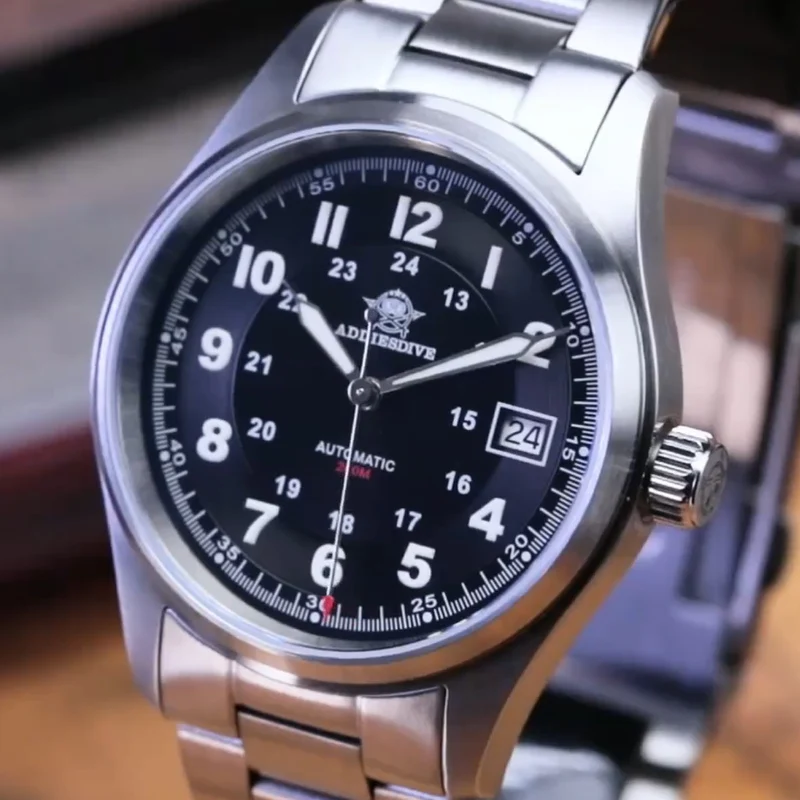 

ADDIESDIVE 8215 Luxurious Men's Automatic Watch Mechanical Watch Sapphire Glass 200m Waterproof Analog Luminous Watches