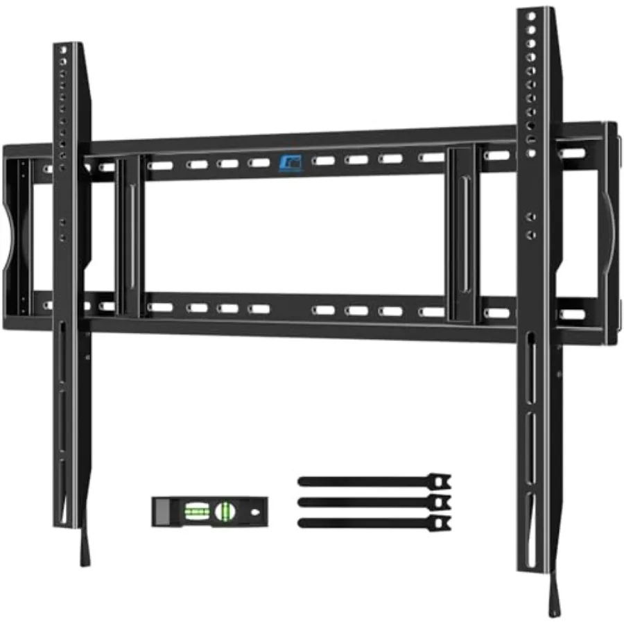 

Heavy Duty Fixed TV Wall Mount for 48-150 Inch TVs up to 330lbs Steel Black Low Profile Slim Bracket Fits 16/18/24/32 Studs 900