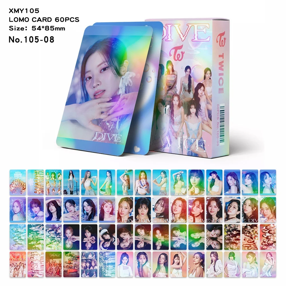 60pcs Kpop Tzuyu Photocard Albums Lomo Card Momo Sana Mina NAYEON Kim DaHyun Postcard for Fans Gift Collection