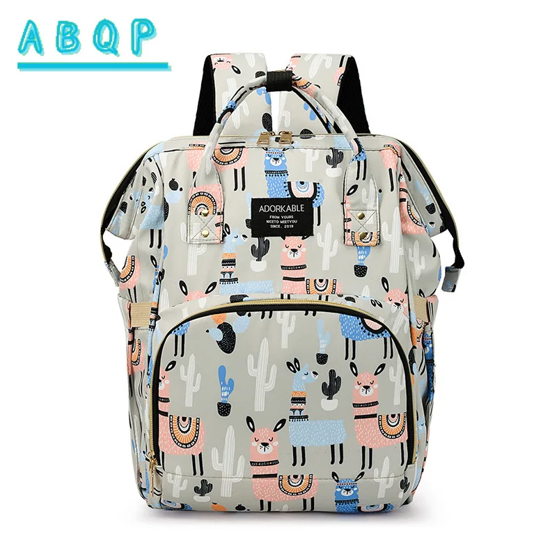 

Новый модный рюкзак-сумка для подгузников, вместительный многофункциональный портативный рюкзак для хранения детских принадлежностей