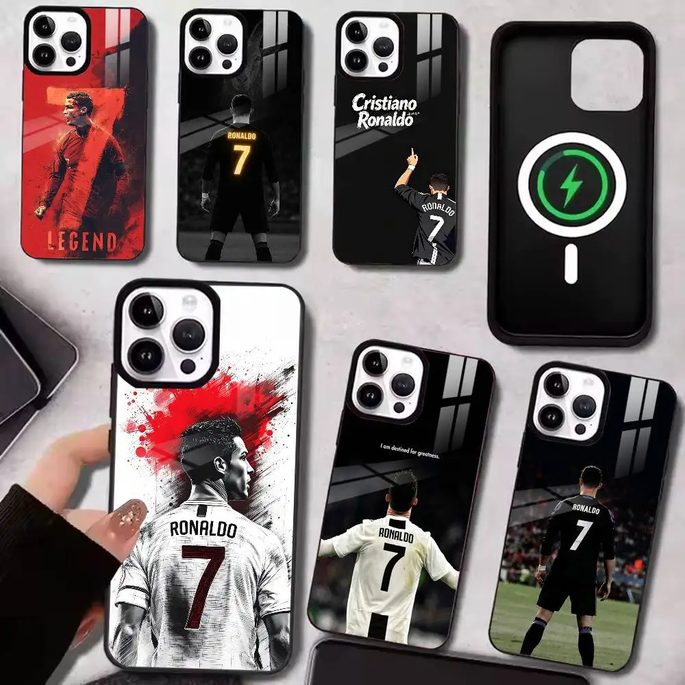 Ronaldo's Fierce Game  Phone Case For iPhone15,16,17,14,13,12,11 Plus,Pro Magnetic For  Wireless Charging