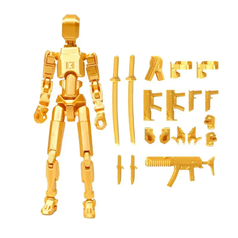 Multi-Jointed Movable Shapeshift Robot 3D Printed Mannequin Full Body Mechanical Movable Toy Parent-children Game For Kids Gifts