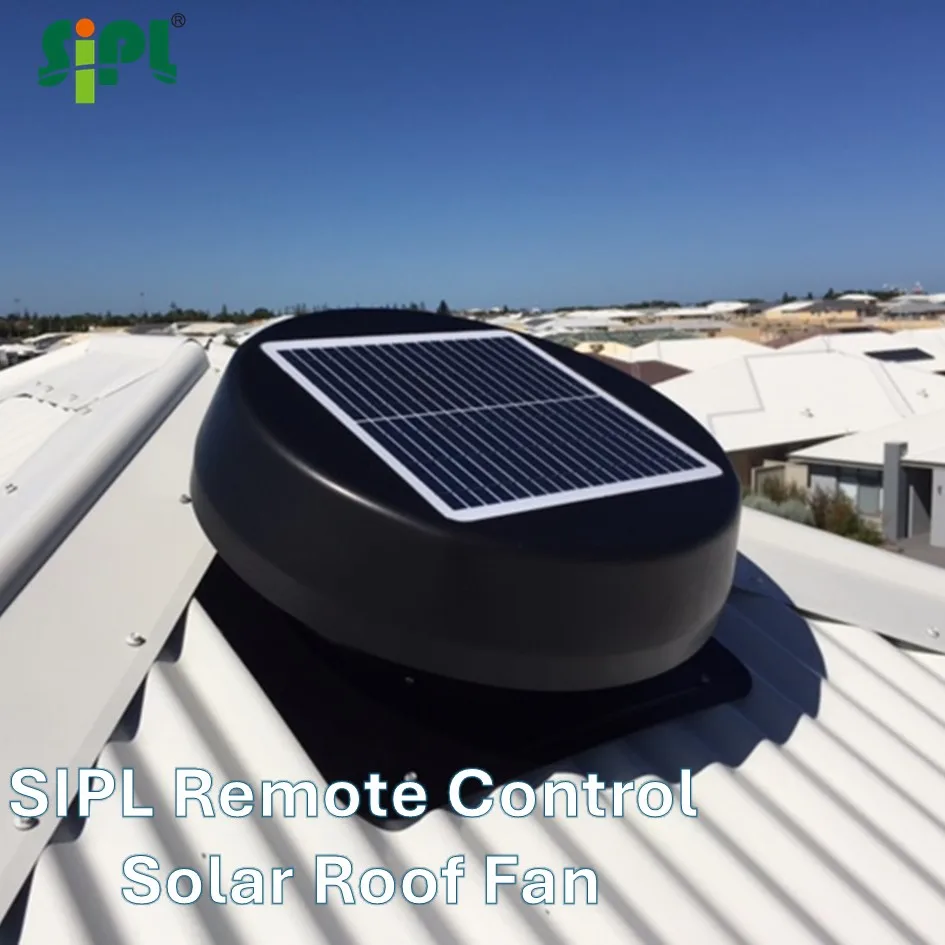 Solar Roof Ventilation Fan 12-Inch GS Exhaust Air Extractor for Boat RV Tent Motorhome Portable Toilet Trailer Energy Efficient