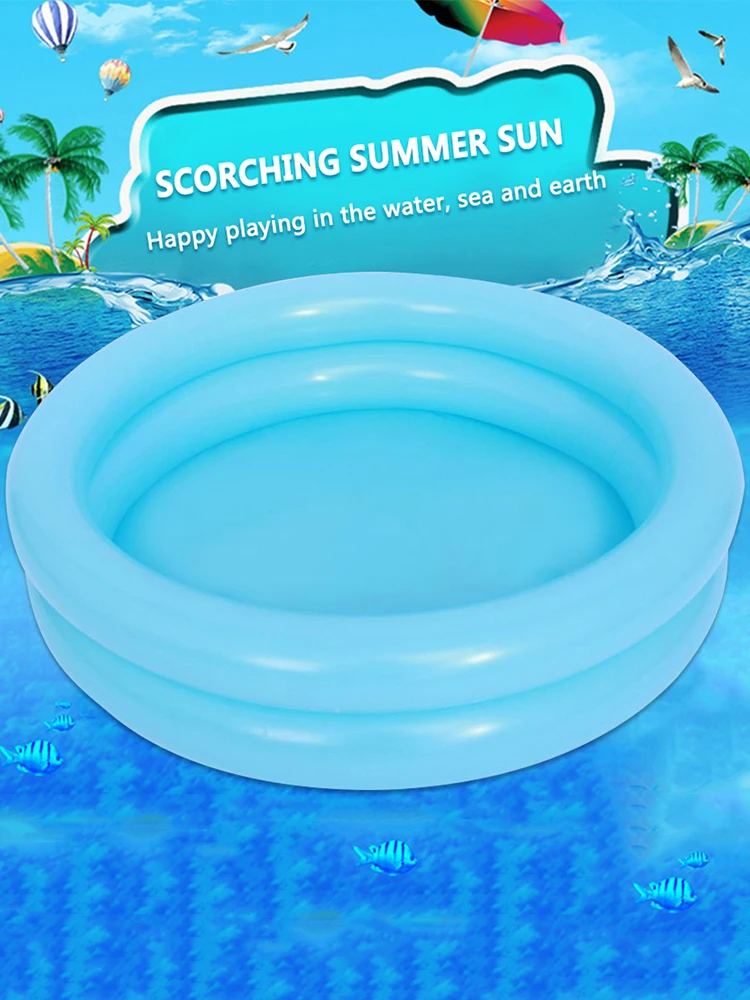 여름 아기용 풍선 수영장, 휴대용 어린이 야외 스포츠 놀이 장난감, 원형 욕조, 정원 물놀이용, 0-3세용