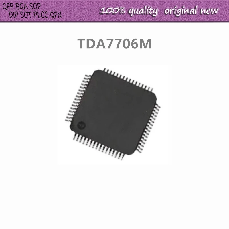 5Pcs/Lot  TDA7706M TDA7706  QFP64