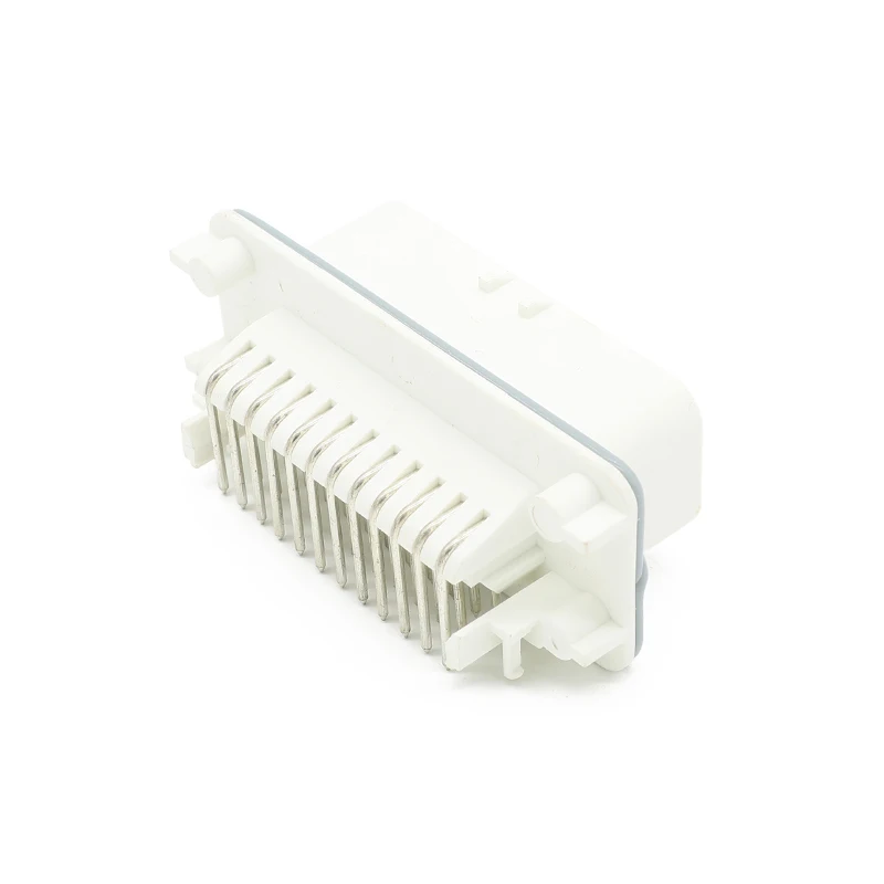 776163-2 35pin white 90° Angle PCB mounting Factory Automotive connector Waterproof ECU controller