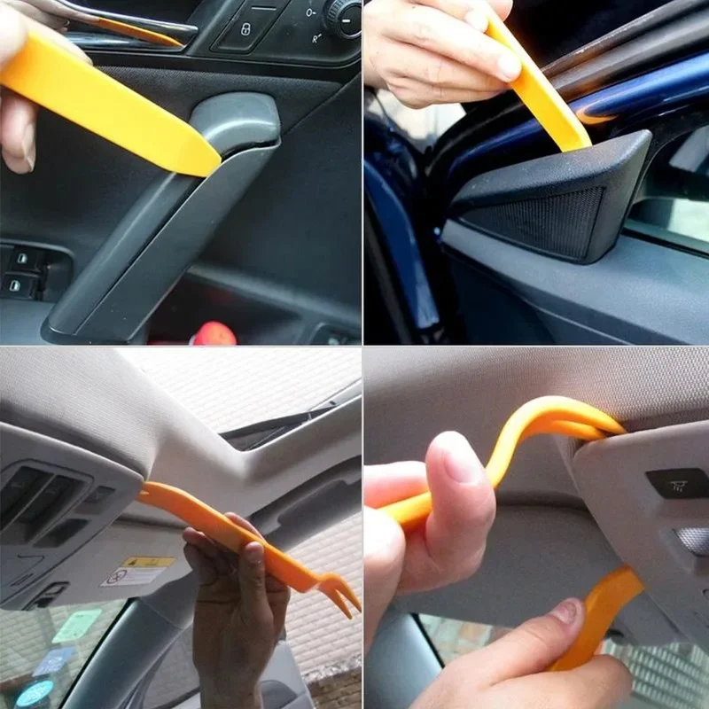 Car Audio Disassembly Tools Door Clip Panel Trim Removal Tools Kit Car Interior Plastic Disassembly Seesaw Conversion Tool Kits