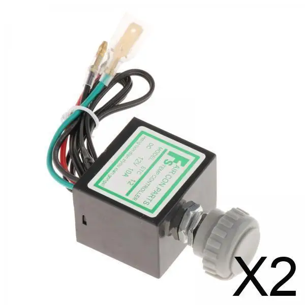 

Car Air Conditioner Electronic Thermostat Switch 10A Adjustable Control ABS Plastic for Auto Cooling System Replacement