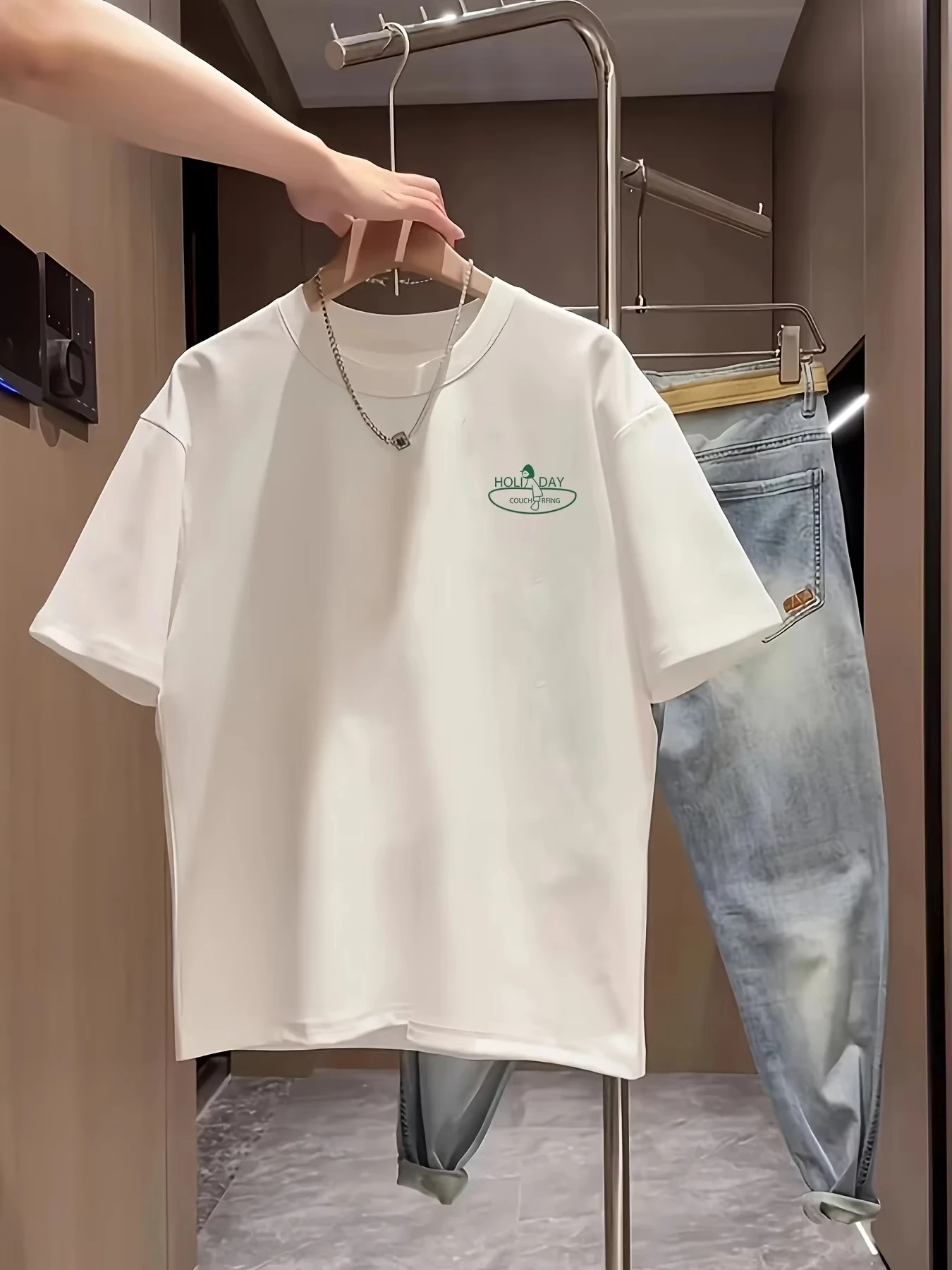 เสื้อยืดพิมพ์ลายกราฟิกแฟชั่นลำ - Streetwear Brand Slogans บทวิจารณ์และราคา
