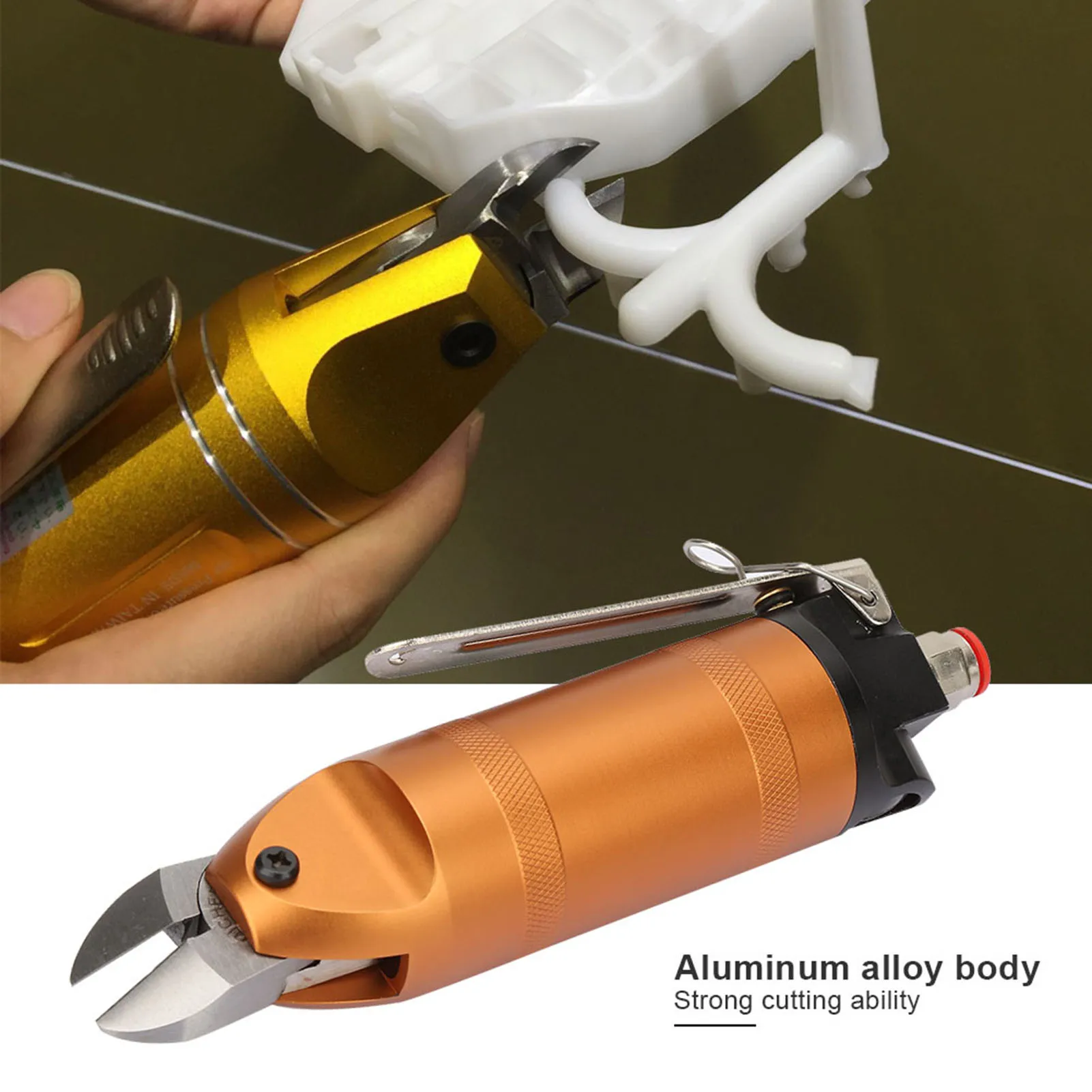 Air Scissors HS20 Air Scissors Pneumatic Nipper Tool Cutting Pliers for Iron Stainless Steel Brass Wire Pneumatic Cutting Tool