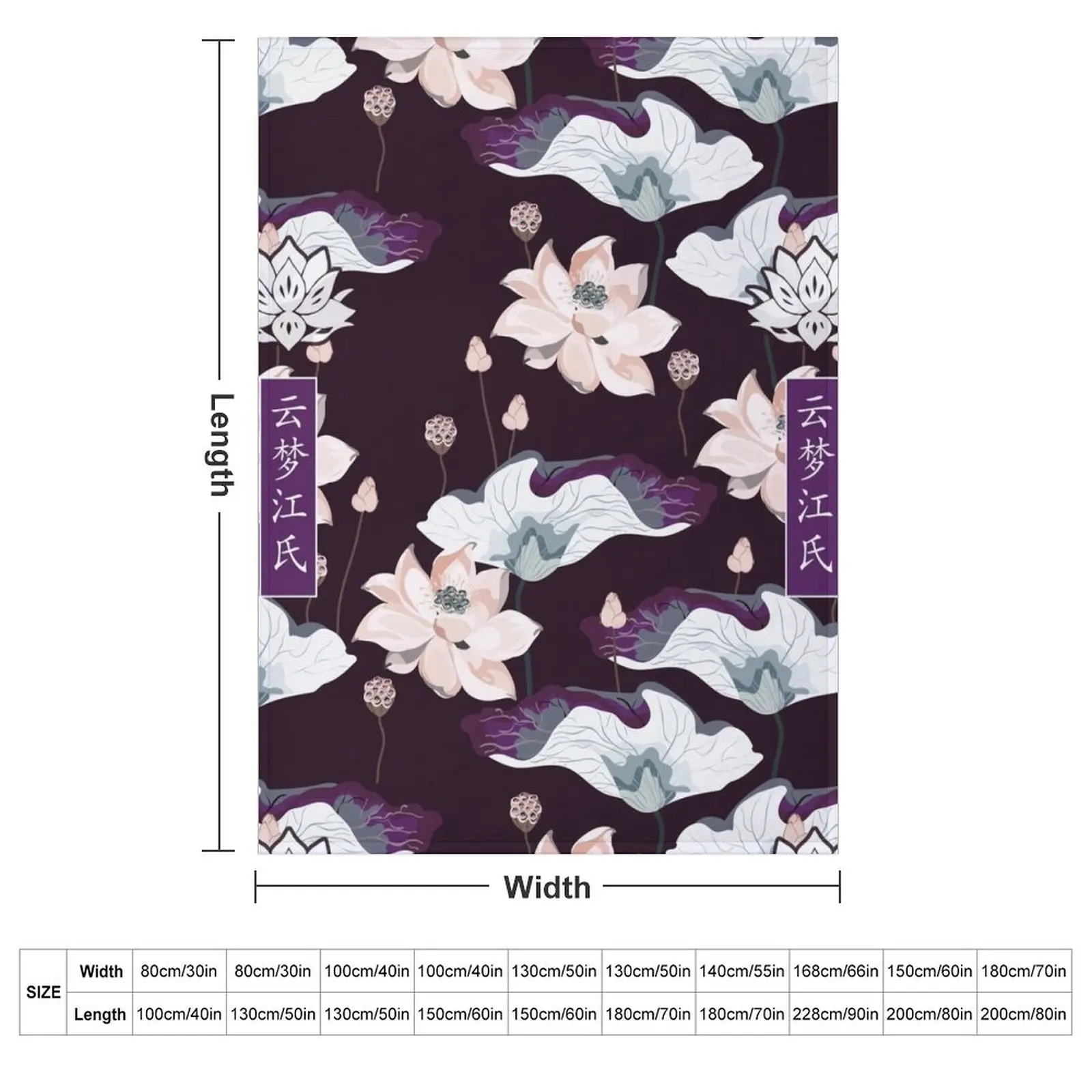 Yunmeng Jiang The Untamed [YANLI] Throw Blanket Sofas Large Sleeping Bag Soft Plaid Blankets