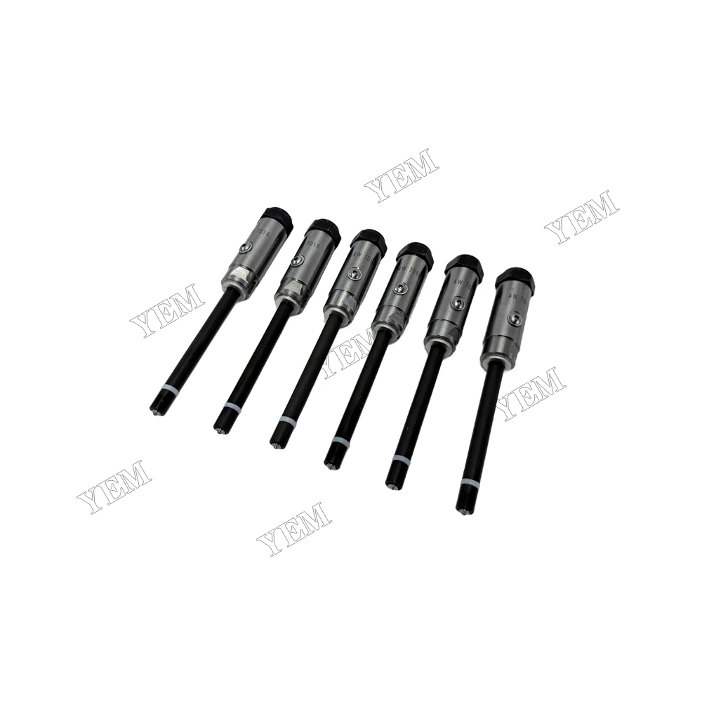 

6 шт. 4W7018 топливная форсунка для деталей двигателя Caterpillar 3406