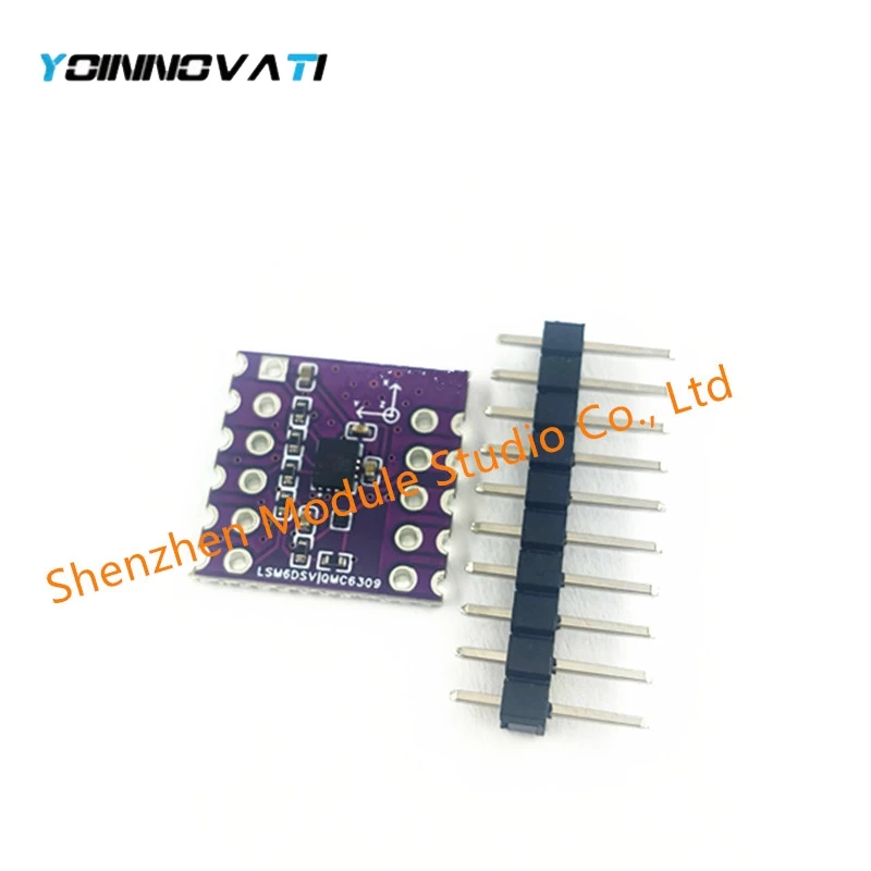 1 Stück 3 Stück LSM6DSV 9-Achsen-Sensormodul, Gyroskop-Beschleunigungsmesser mit QMC6309 Magnetometer, SPI- und I2C-Kommunikationsschnittstelle