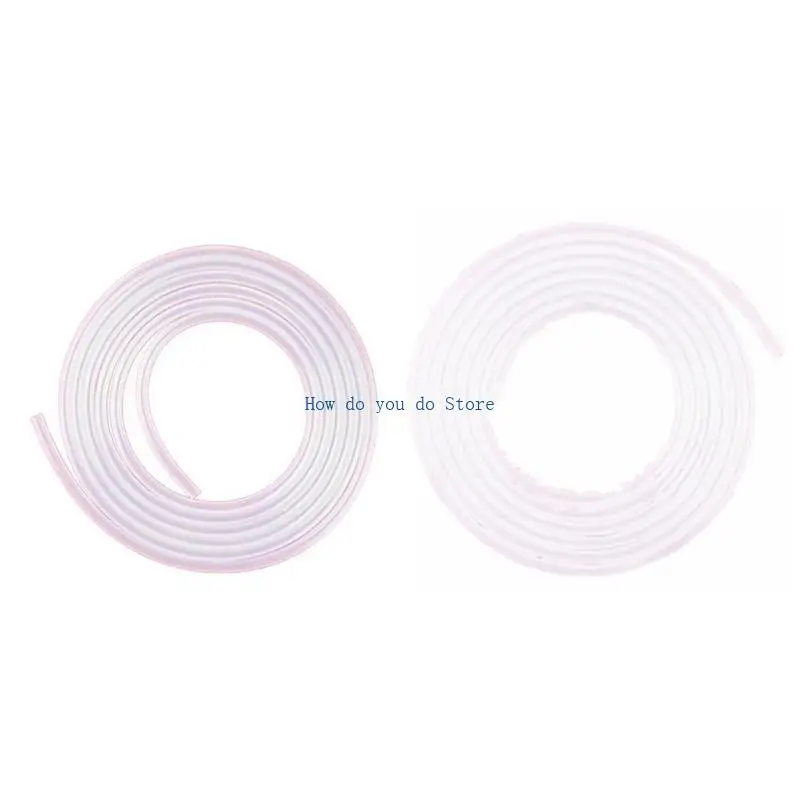 19QF أنبوب القش السيليكون العالمي لزجاجات تغذية حليب الأطفال يمكن قطعها بسهولة لتناسب معظم الزجاجات خرطوم السيليكون للطعام