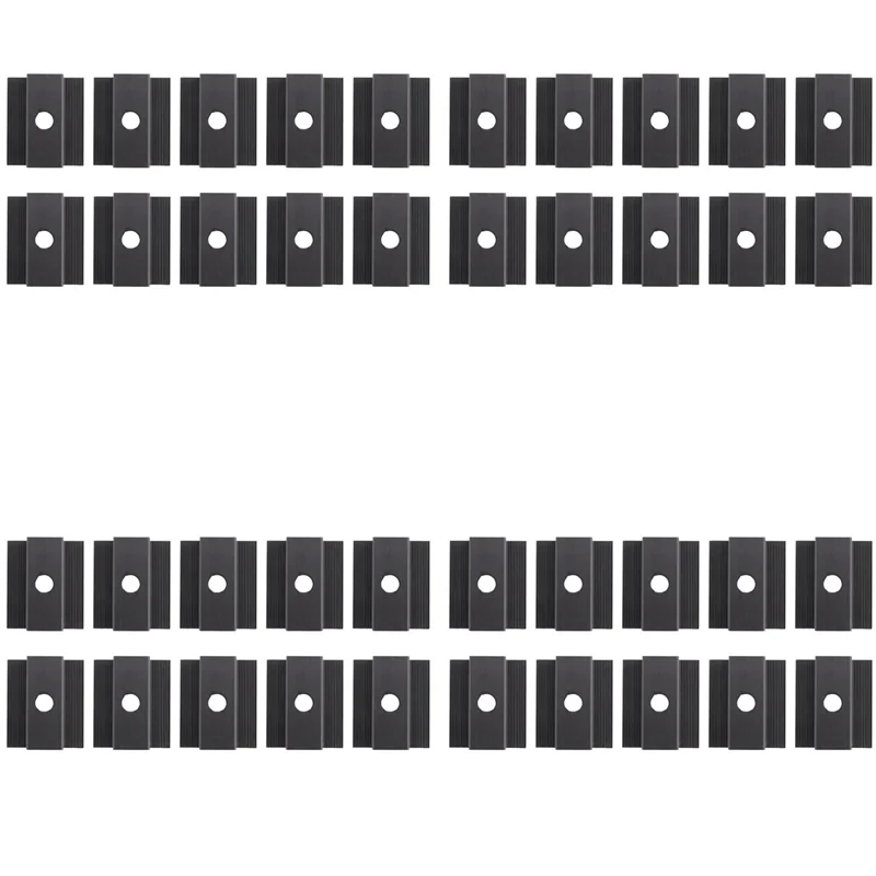 

CYCLI-40 X Centre Clamp PV Solar Panels, Black, Module Clamp For All Frame Heights, Solar Panels Bracket For Solar Panels Roof