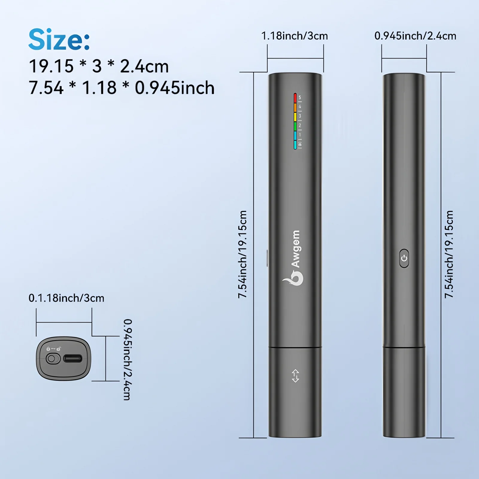 Awgem 40KHz Handheld Ultrasone Cutter Ultrasoon snijmes DIY Elektrisch Carving Tool voor Plastic/Hars/3D Afdrukken/Textiel