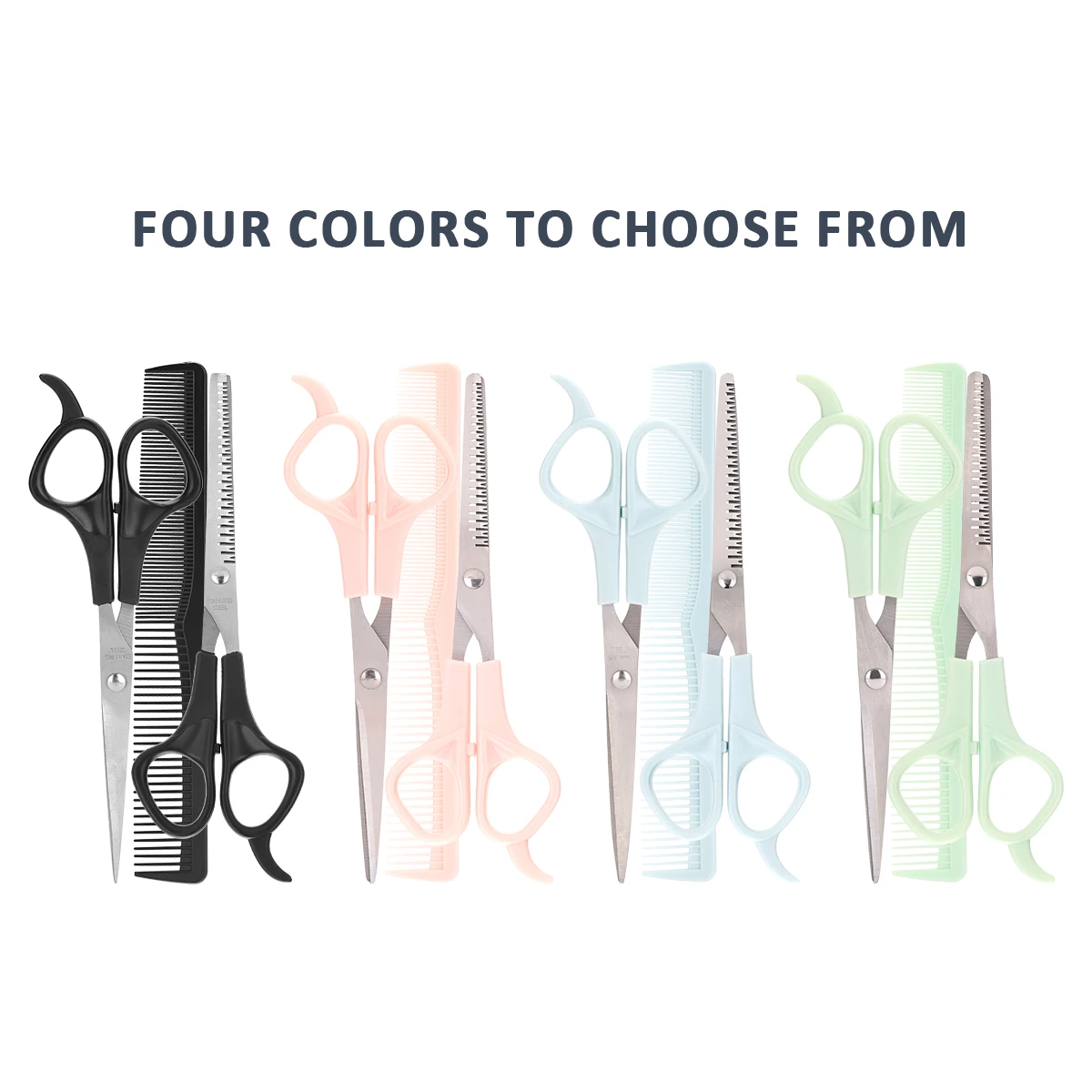 

3Pcs/Set Hairdressing Scissors And Comb Kit for Children Thinning And Styling Hair Tools for Men And Women